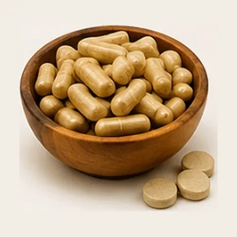 Ginger capsules and tablets
