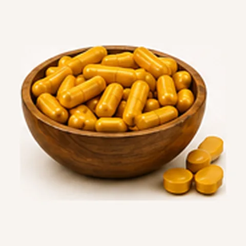 Turmeric capsules and tablets
